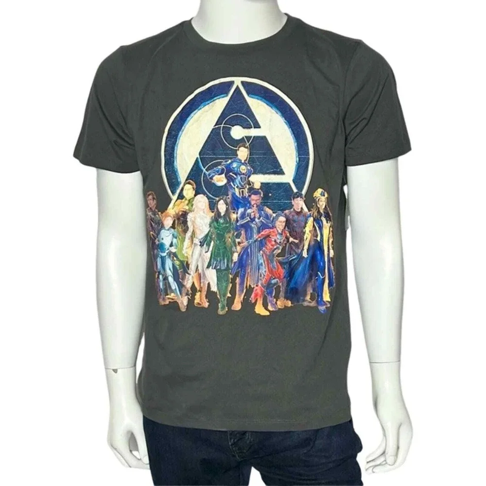 NWT Disney Parks Marvel The Eternals T-Shirt Graphic Tee Crewneck size‎ L